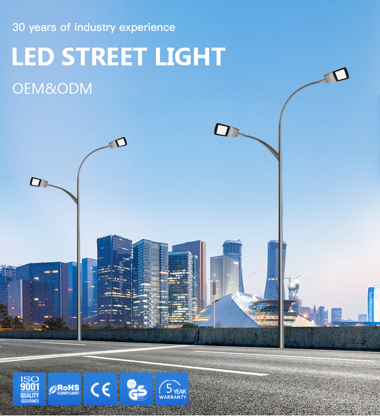 Parking Beam Angle Adjustable Led Street Lights for Road Lighting Solutions