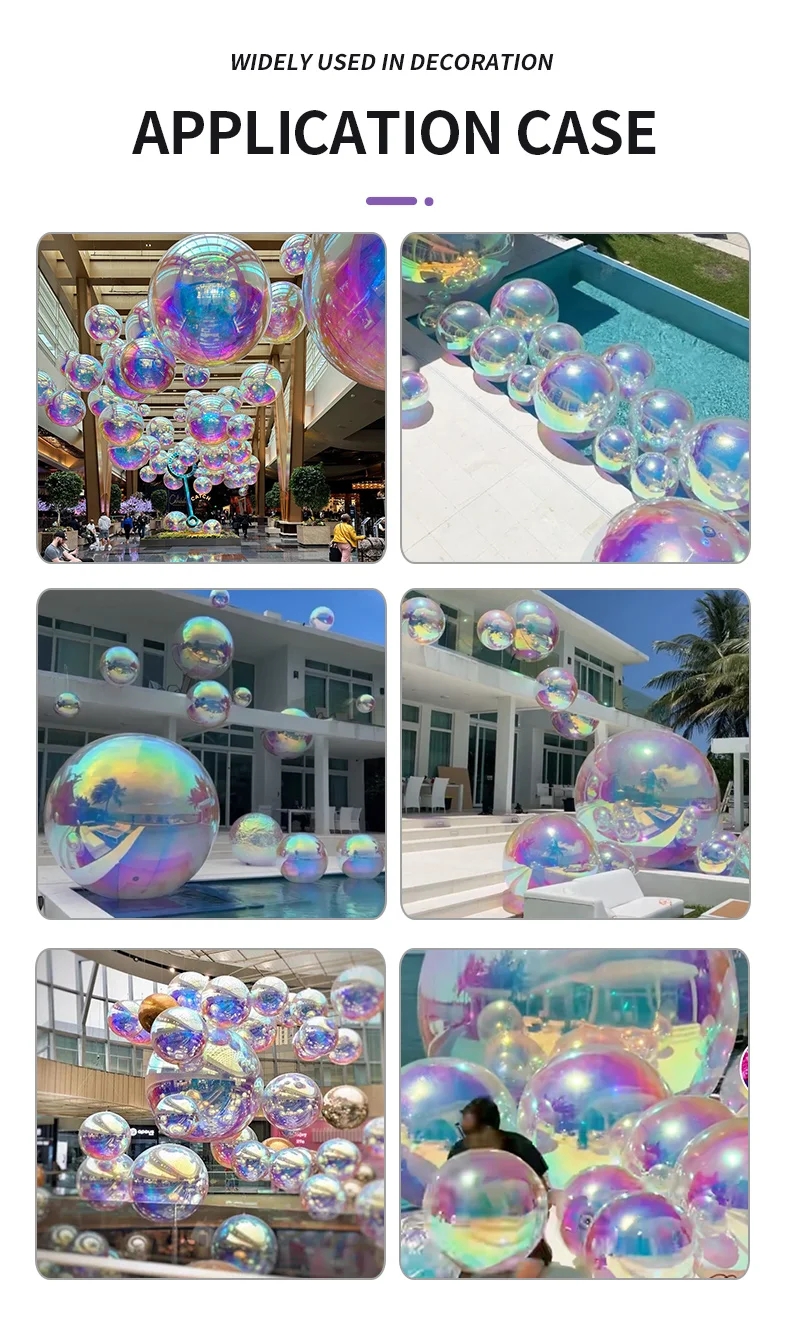 Hanging Reflective Inflatable Advertising Balloons Size 1.5m
