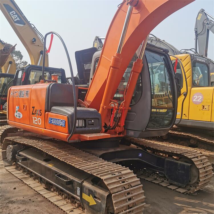 12 Ton Hitachi ZX120-6 Excavator Crawler Chain Moving Type and Original Hydraulic Valve