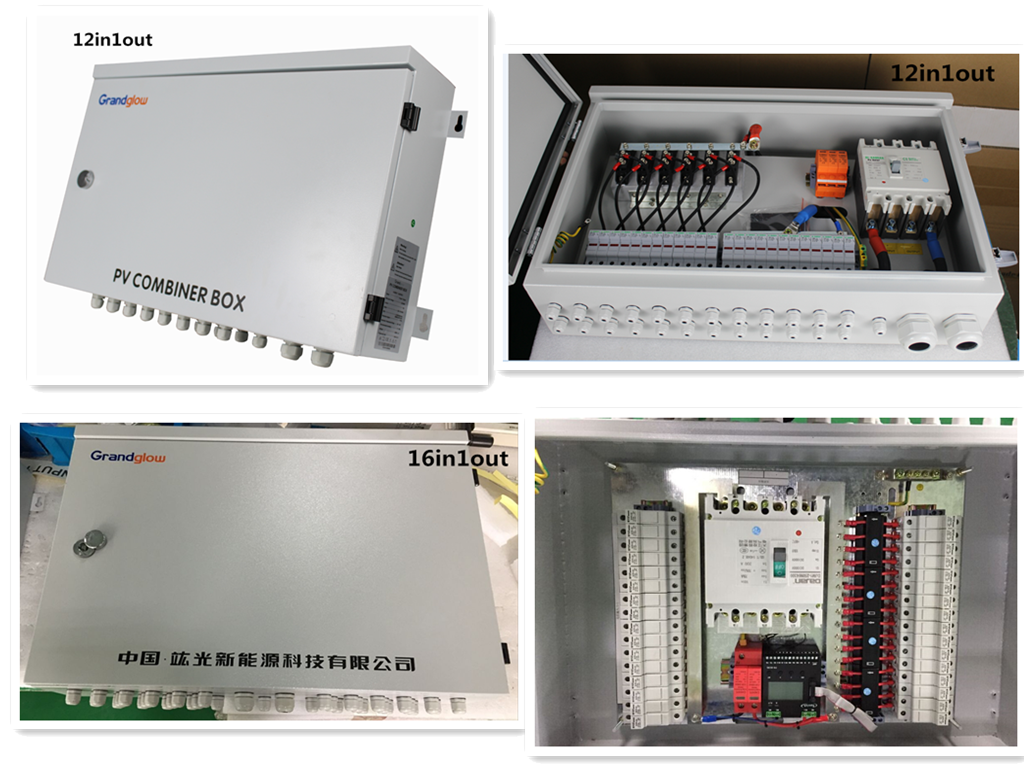 Solar Panel PV Combiner Box Photovoltaic Combiner Box Lightning Protection