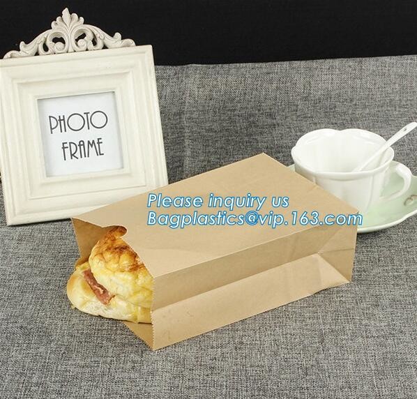 shopper carrier, pac Design Eco-friendly Plastic Bakery Bags Clear Wedding Cake Pastry Cupcake Slice Bread Packaging Bag