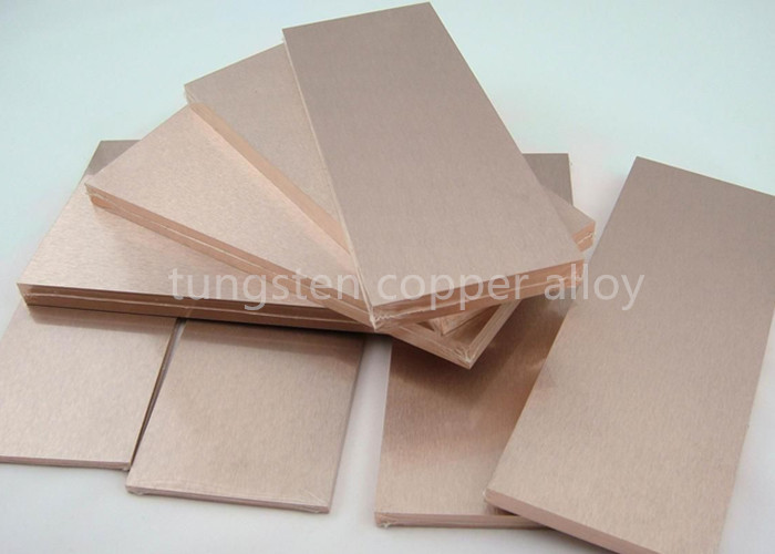 W85 W75 Machined Tungsten Copper Alloy 80/20 WCu Alloy Tungsten Copper Sheet