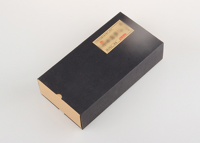 Black Cardboard Tube Packaging Kraft Paper Tube For Bottles Cardboard Cylinder Boxes