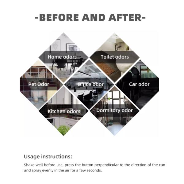 150ml Car Air Freshener Spray Bacteria And Odors Elimination