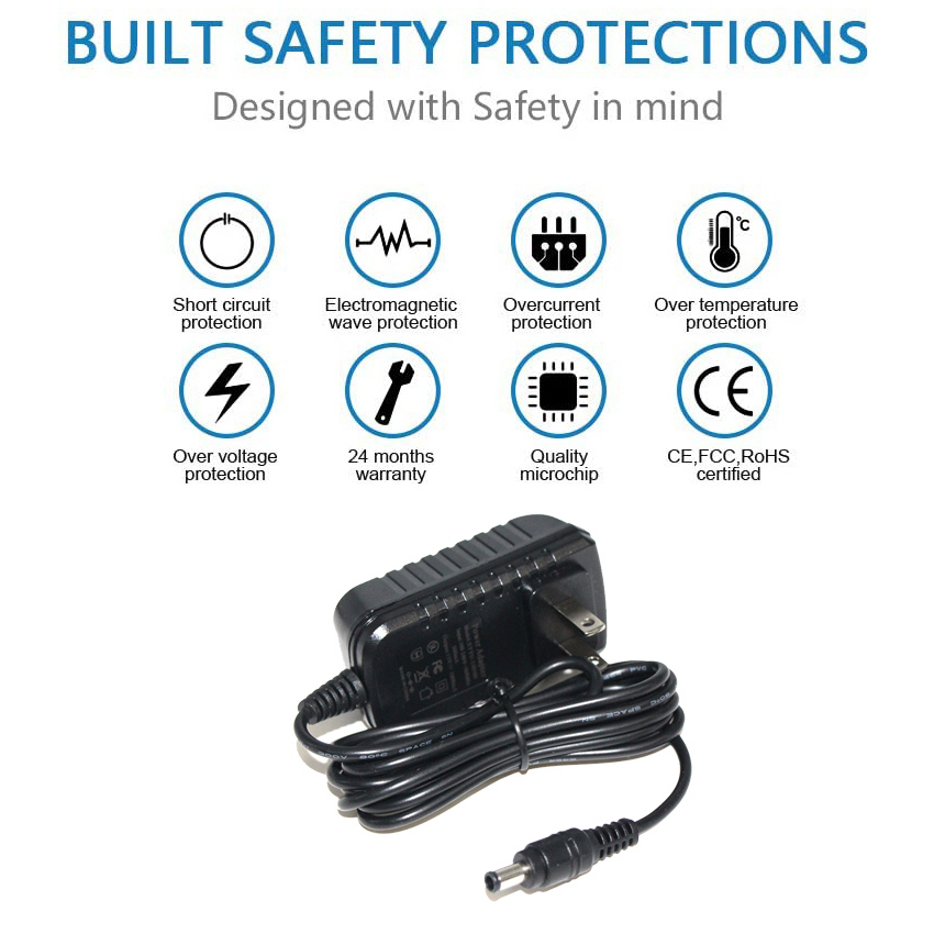 12V 1a Output Support OEM Power Adapter for Yamaha Psr 3000 23V 400Ma 24 Vdc 0.625A