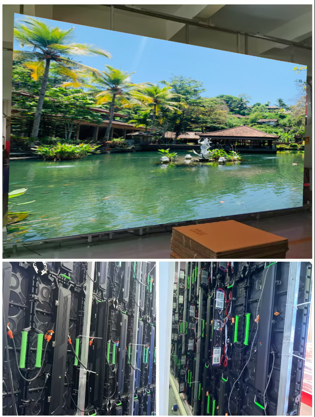 Giant Series 500x500mm Rental LED Sign: 3840Hz Refresh & Removable Power Box for Stunning Visual Impact