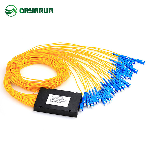 SM MM Fiber Optic 1x32 Cassette PLC Splitter ABS Material