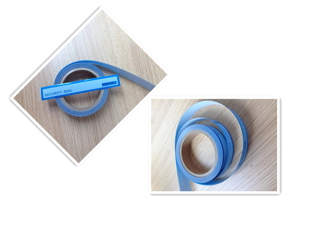 Colorful Liner Security Tape Tamper Evident Perforation And Number