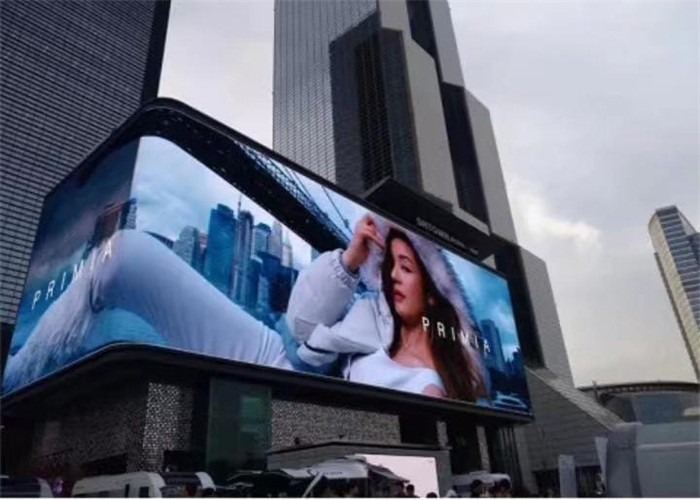 P2.5 Waterproof Full Color LED Curved Surface Display / Flexible LED Curtain Display