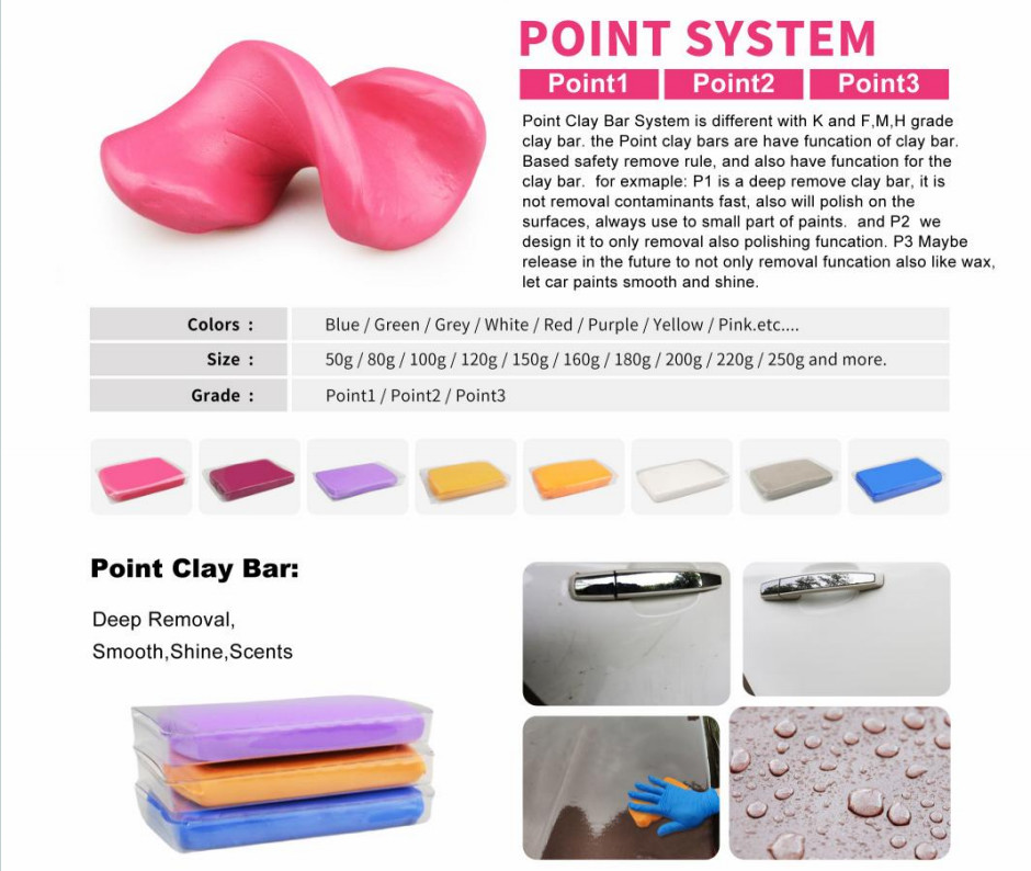 Purple 150g Automotive Clay Bar Kit Car Detailing Clay ISO-9001 Certificated