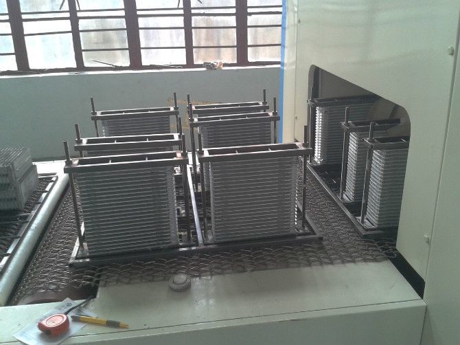 Radiator Aluminium Brazing Furnace Max 700 Degrees 600mm/Min Speed Of Mesh Belt