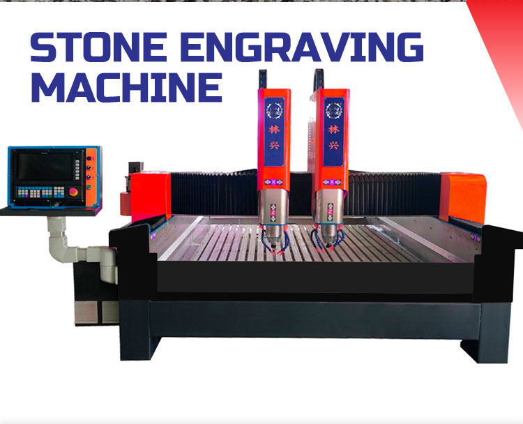 DSP Control System 5 Axis 3D CNC Stone Carving Machine for Granite Marble Engraving