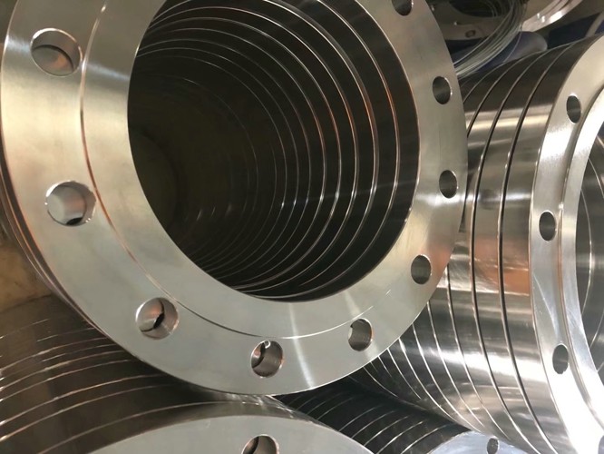 Duplex Steel Slip On Pipe Flanges High Hardness Good Mechanical Property