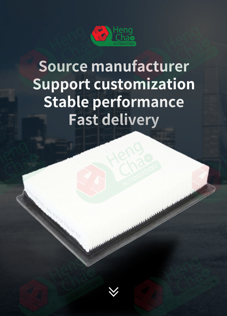 Rectangular Cabin Air Filter H260810140180 Filter Production Line