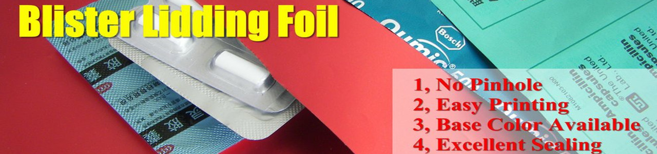 Lacquered Aluminum Foil Blister Packaging Materials For Medicine Sealing Package