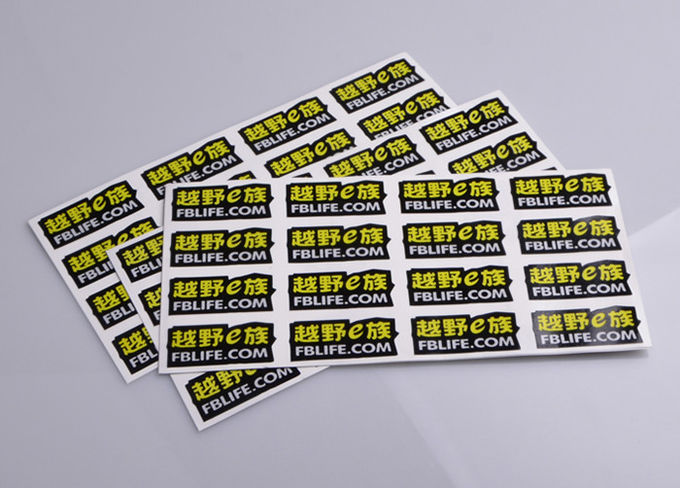 Print custom 3m strong adhesive light reflective vinyl die cut sheet sticker