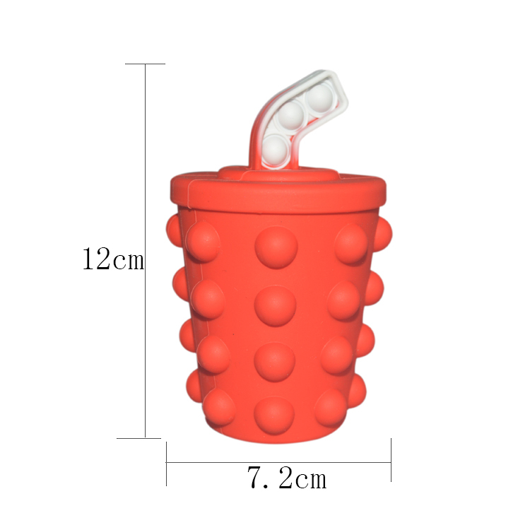 Push Bubble Squishy Stress Balls Fidget Toys , Silicone Squeeze Ball Fidget Toy