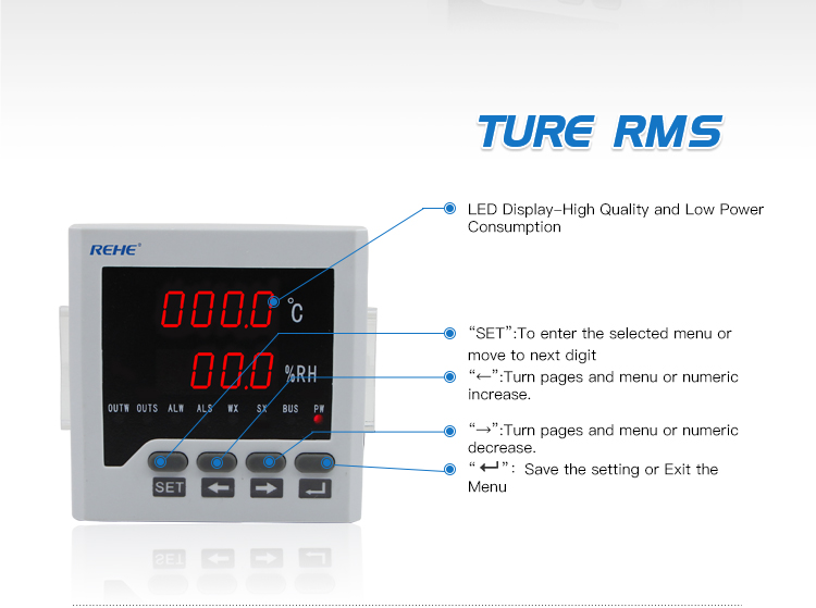hot sale intelligent digital temperature and humidity controller for incubatorhigh