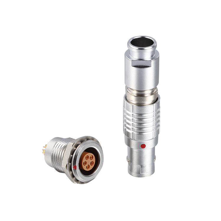 ZGG IP50 Push Pull Electrical Connectors 5 Pin Male Plug And Socket Connectors
