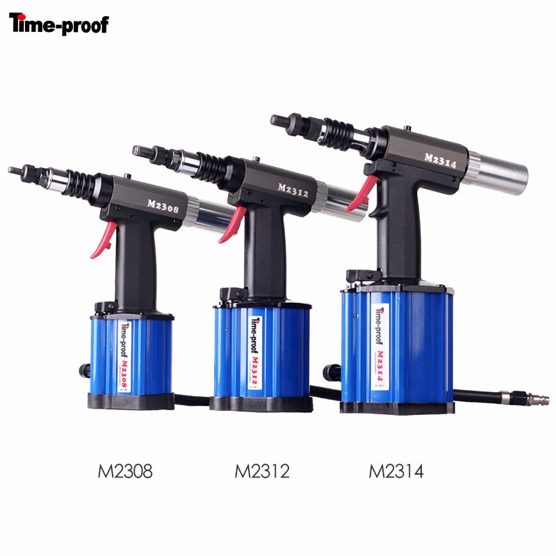 Split Nuts Pneumatic Rivet Nut Tool 16mm Stroke Air Riveter