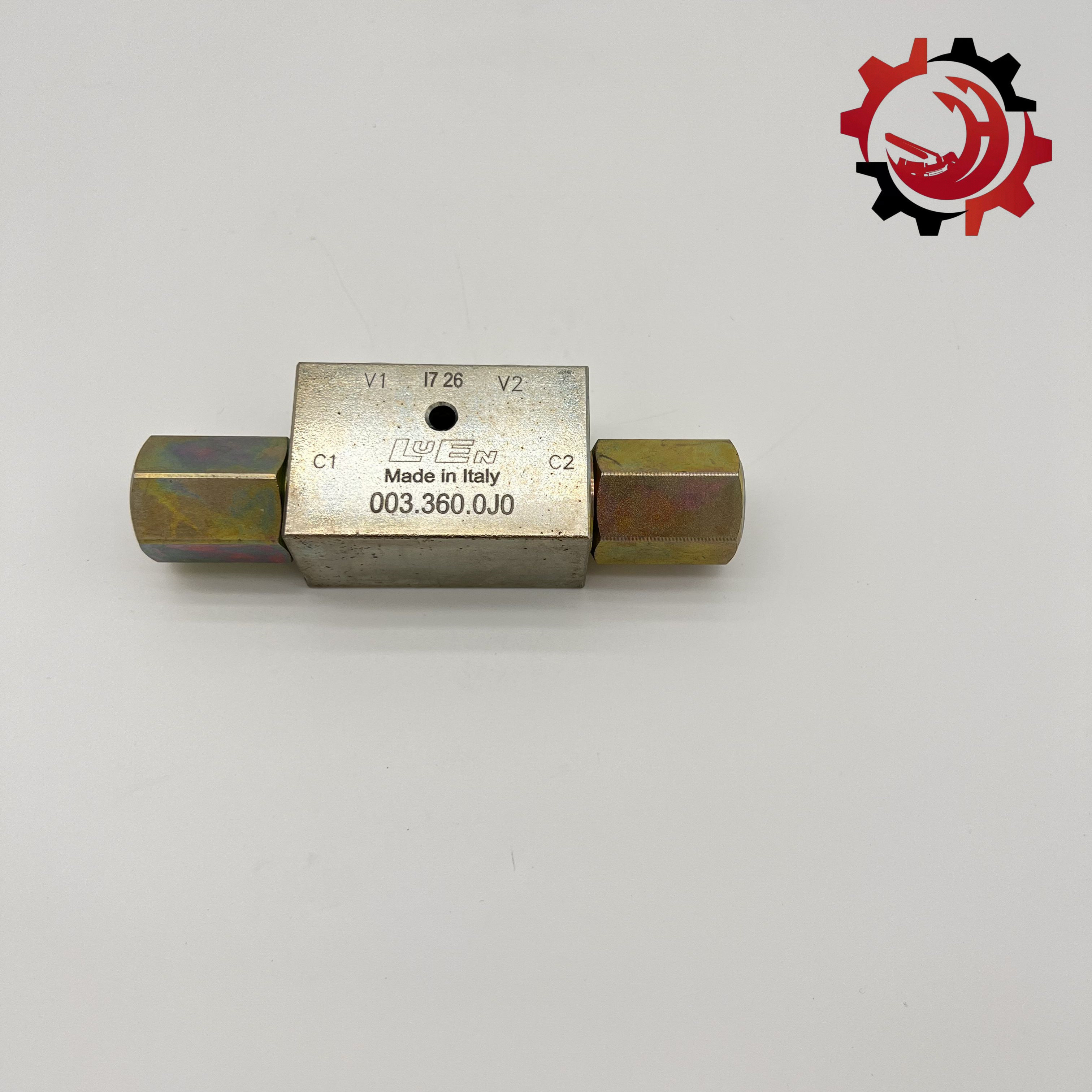 Yellow LUEN 003.360.0J0 Horizontal Cylinder Hydraulic Lock Concrete Pump Truck Spare Parts Made In Italy