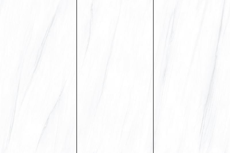 Carrara White Indoor Floor Tile Polished Glazed Porcelain Tile For Interior Design And Living Room 900x1800x9mm
