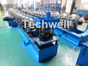 China Galvanized Steel Half Round Portable Gutter Machine 15m/min on sale
