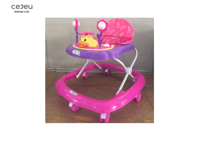 Lovely Duck 4 Adjustable Height Baby Fold Away Walker 67*59*44CM