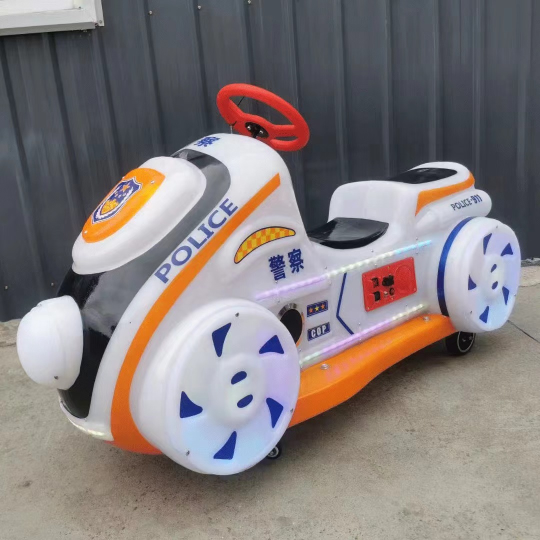 Small Amusement Park Electric Bumper Car Lighting and Remote Control for 8 to 13 Years Old