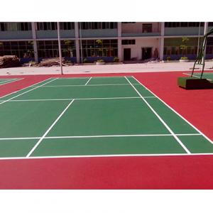Buy cheap Sandwich System PU Sports Flooring Materials For Futsal Court Surface product