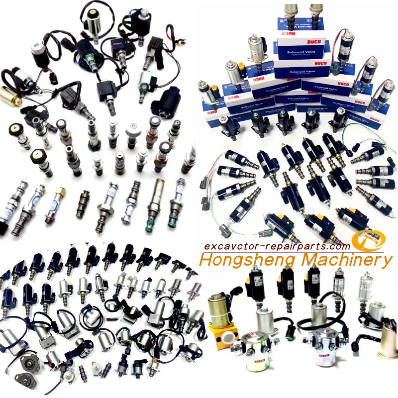 PC200-5 Excavator Solenoid Valve 20Y-60-11711 20Y-60-11712 20Y-60-11713
