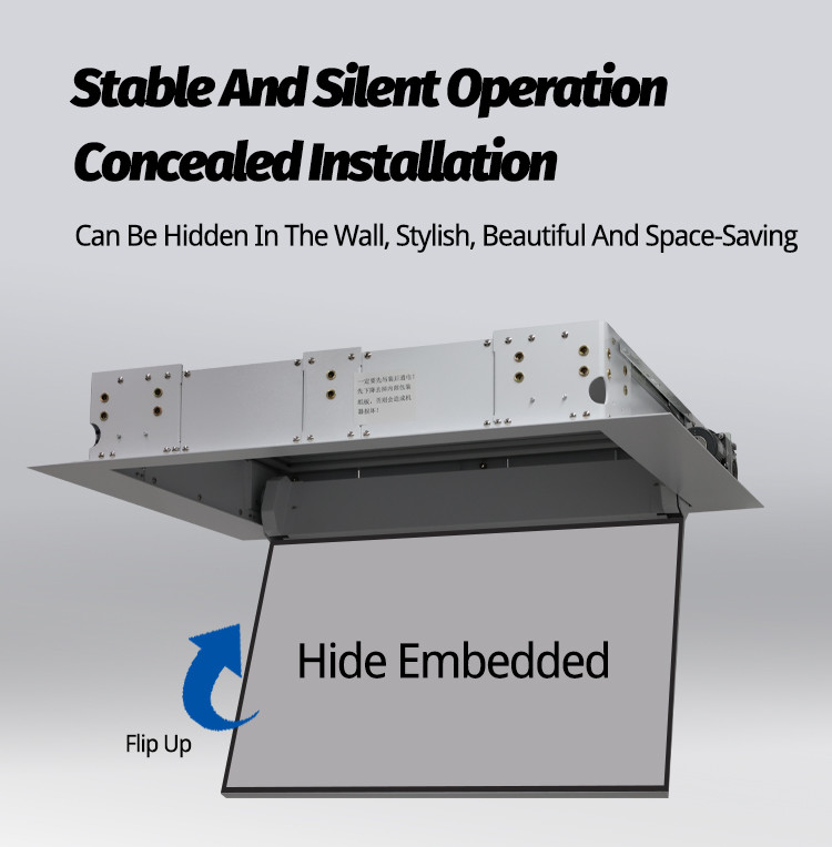 Automatic TV Flipper Tv Lift System Ceiling Mount 80W For 60-65 Inches