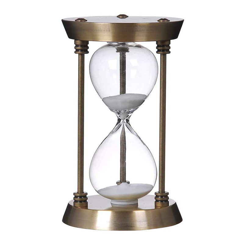 Home Decor Large Brass Hourglass Luxury Sand Timer For Souvenir