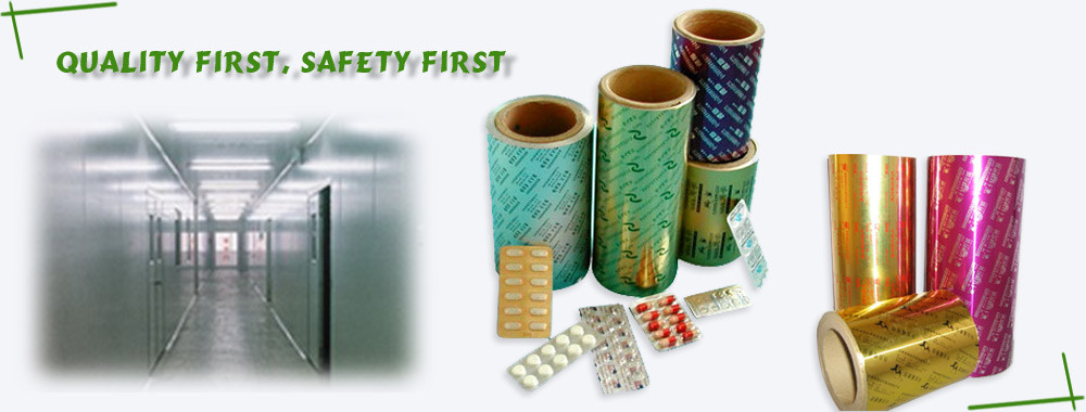 100 MIC Tropical Aluminum Foil Blister Packaging Materials High Barrier Against Moisture