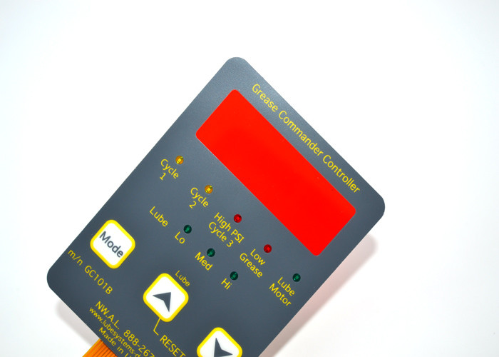 Professional FPC Membrane Keyboard Switch With LED Display On Surface