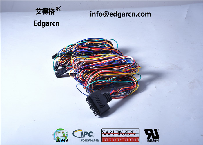 Flat Idc Cable Assembly Ce Rohs Approval , Gaming Custom Power Cables