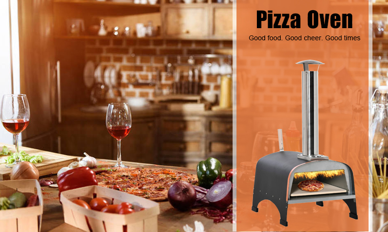 Freestanding Temprature Control Pizza Oven for Bakery Stove Top 84*39.5*86cm
