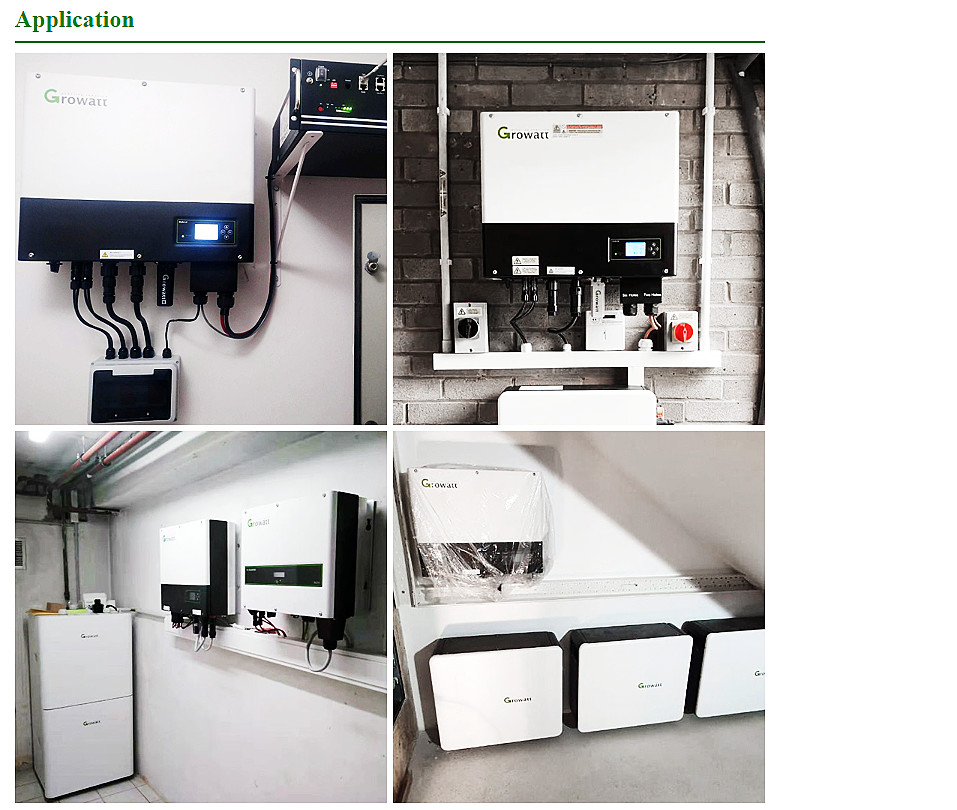 Residential Low Voltage Hybrid Inverter GROWATT 5KW Inverter 48V SPF5000ES