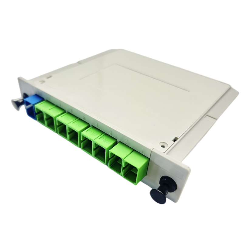 FTTH Fiber Optic Equipment 1x4 1x8 1x16 1X32 SC APC UPC G657A PLC Splitter with Connector