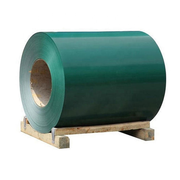 Galvanized 0.4mm PPGL Steel Coil 750mm For Roofing Sheet Prepainted