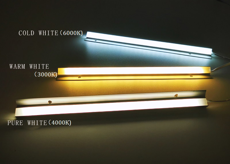 Led Under Cabinet Lighting 3500K 80 CRI Aluminum LED Surface Mounted Cabinet Light With Touch Switch