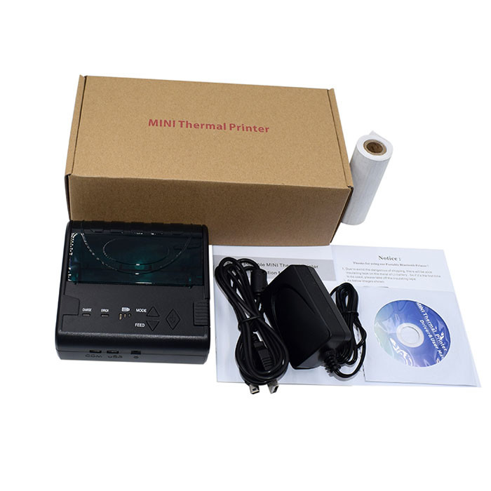 Handheld FCC Certified Wireless POS Receipt Printer W72mm For Retail