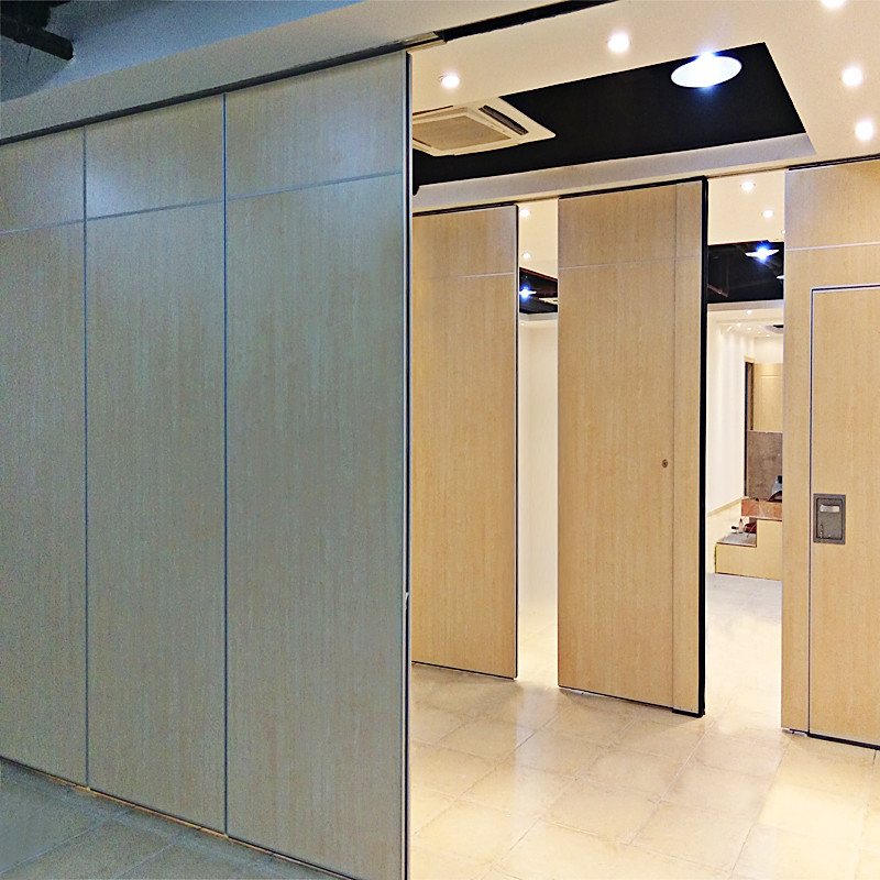 Prefabricated Concrete Wooden Grooved Acoustic Panel Interior Grooved Partition Wall Panels