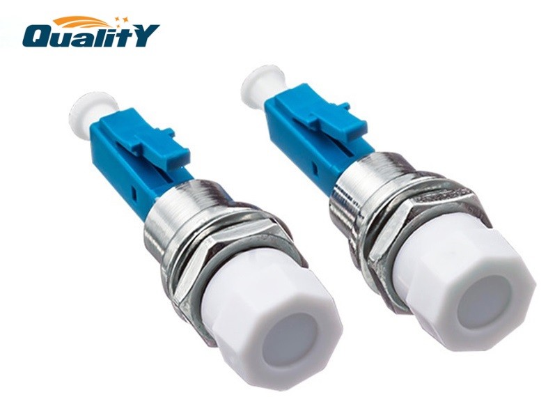 Metal Square Fiber Optic Adapter Sc / Upc - Fc / Upc To Sc Fc Hybrid Adapters