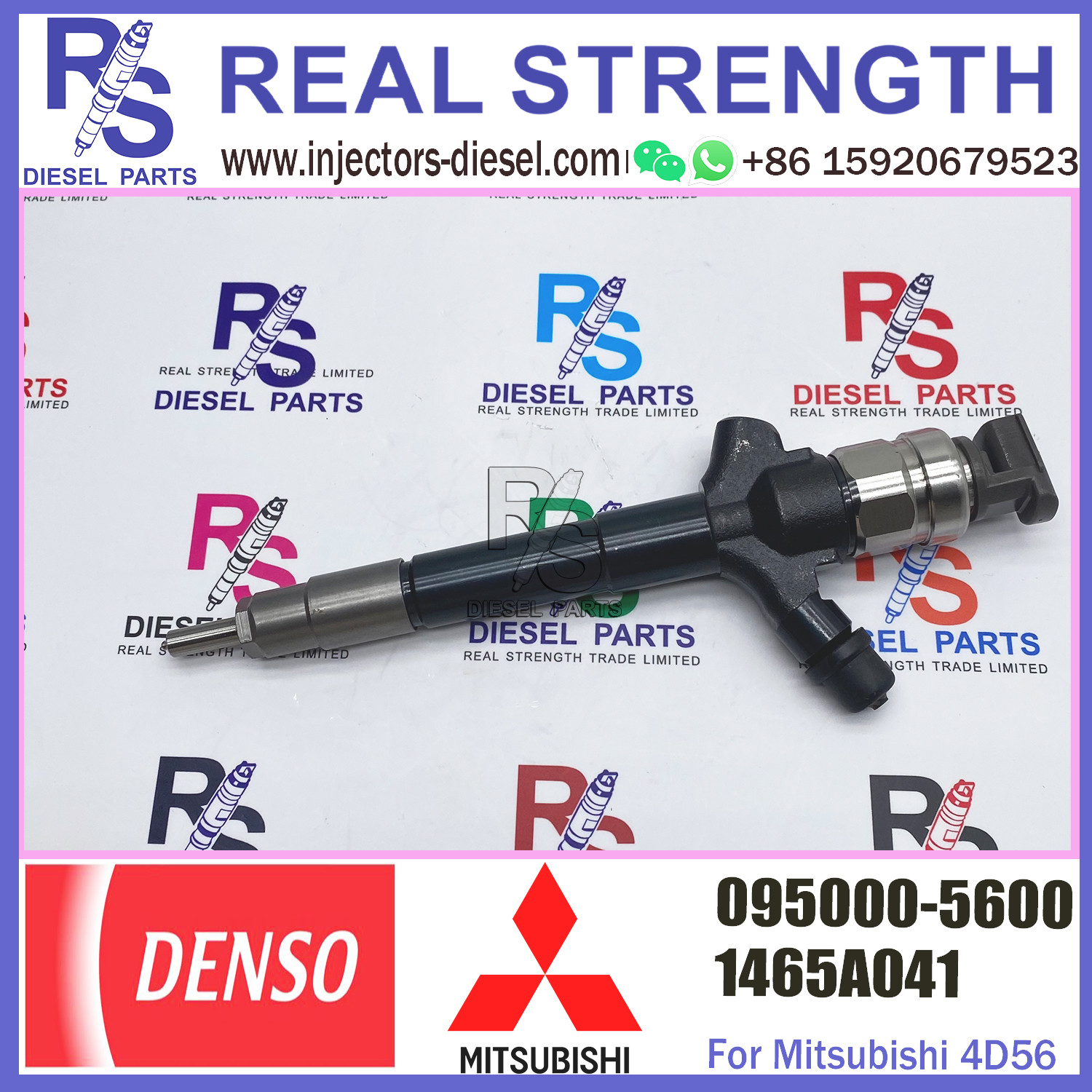 diesel fuel injector 1465A041 common rail injector 095000-5600 for MITSUBISHI L200