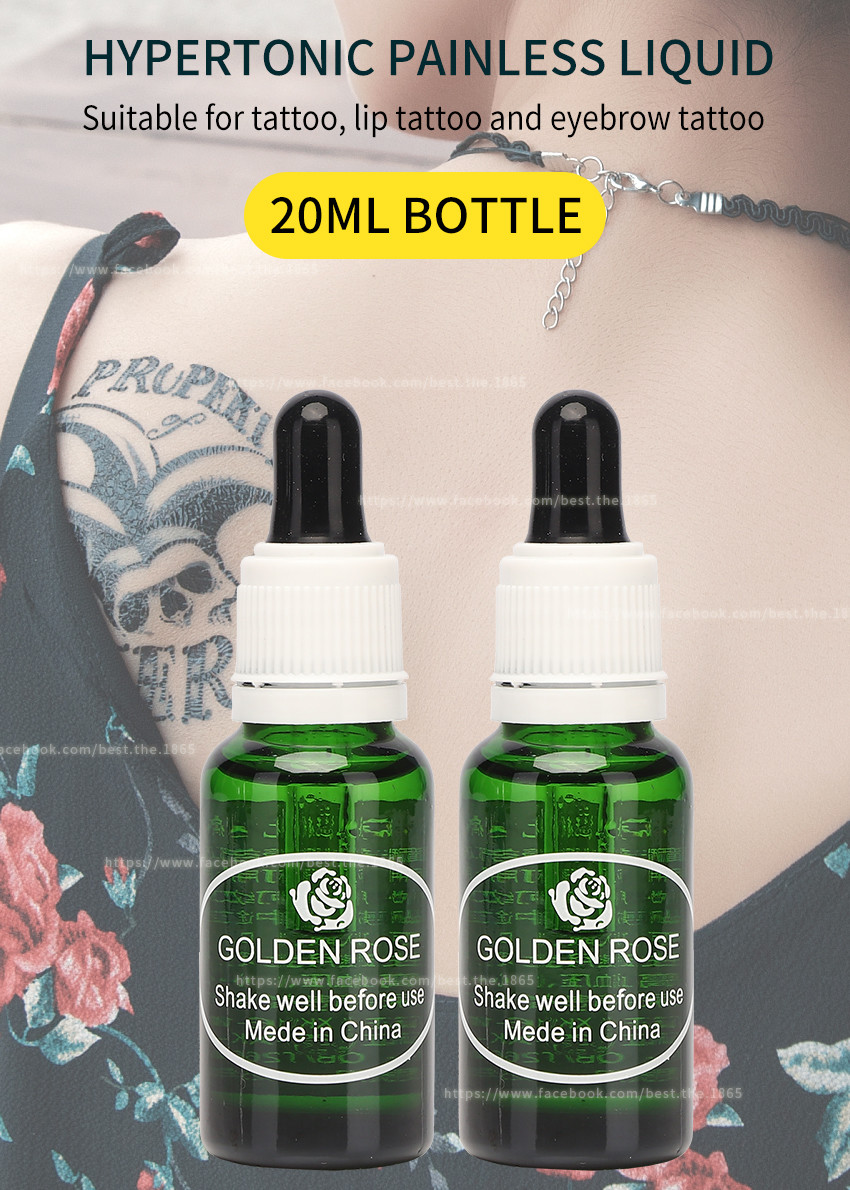 Golden Rose Tattoo Anesthetic Solution / Numbing Lip Cream 20ml