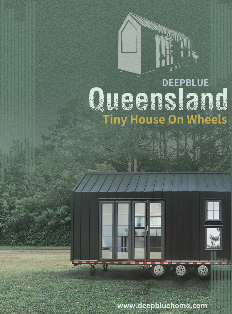 Australia Standard Mobile Home Prefabricated Tiny House On Wheels Trailer For Living