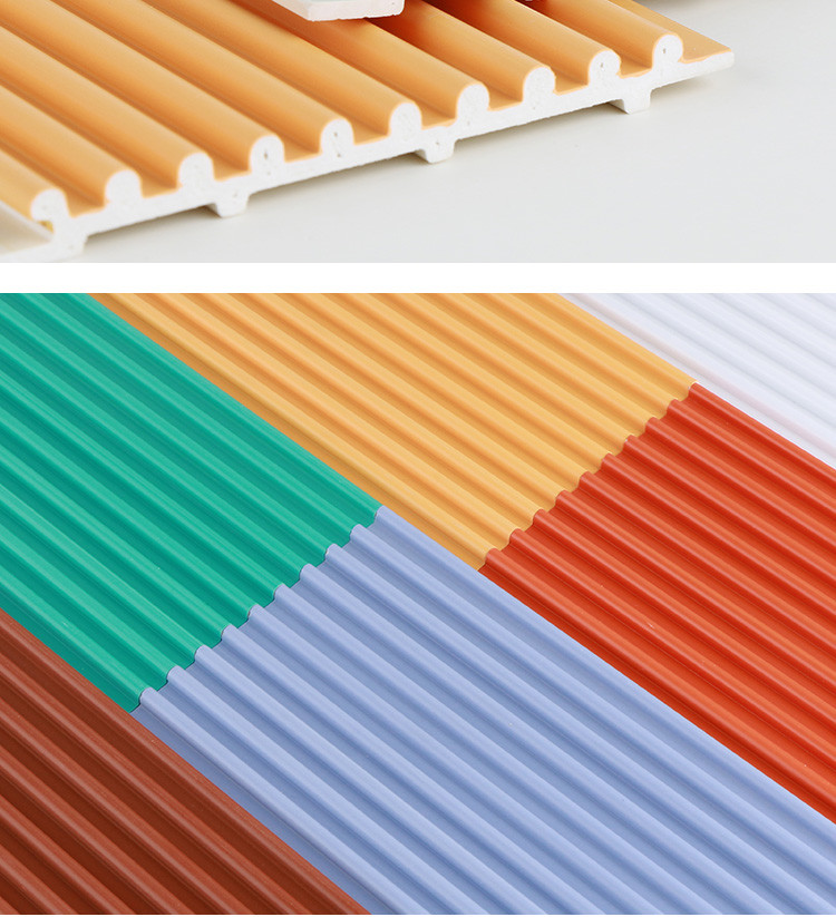 Co Extruded Wood Plastic Composite PVC Wall Panels 15mm