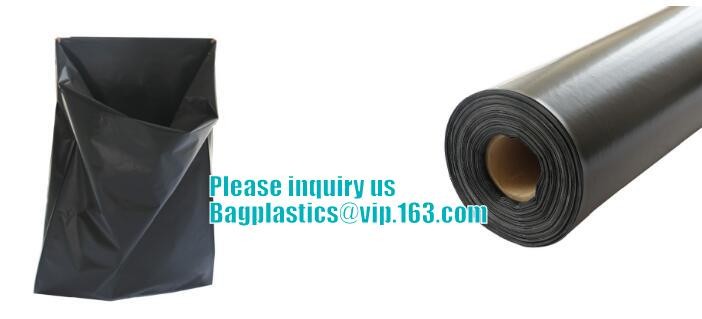 PE packing bag for Asbestos fibers, large size thicker LDPE asbestos remove bags, Large Asbestos Waste Removal Bags, pac