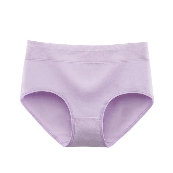 Quality Soft Women Cotton Panties Breathable Full Brief With Lingerie Tape for sale
